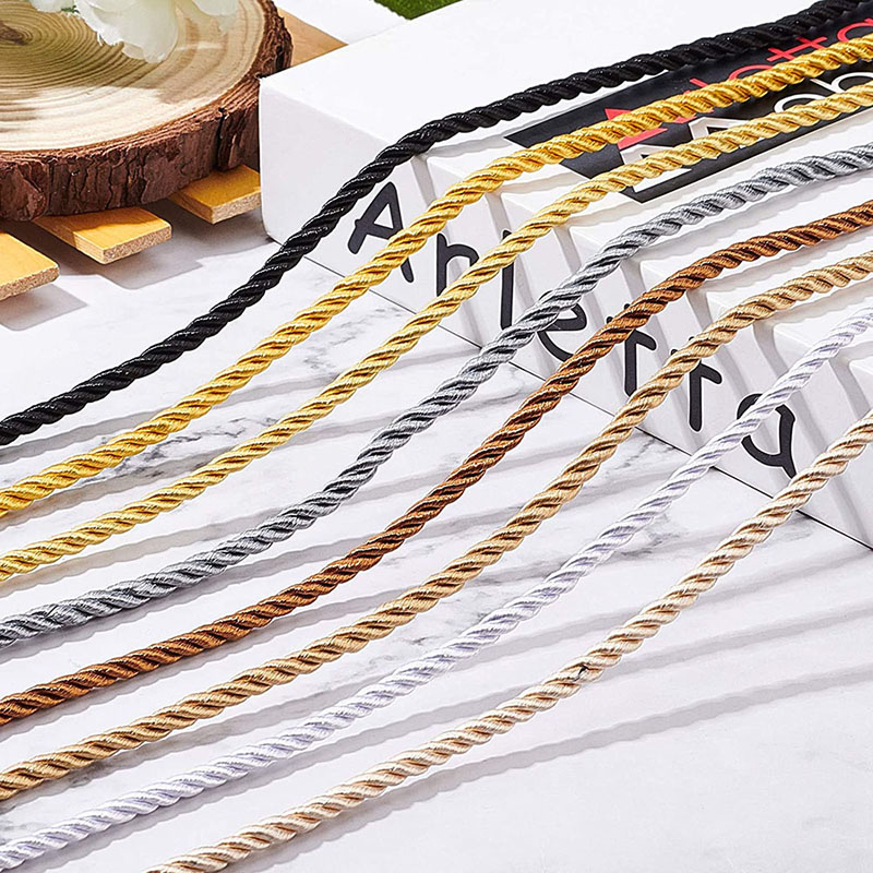 Cord Trim Twisted - 5mm 5/10YD Twisted Cord Rope Trim