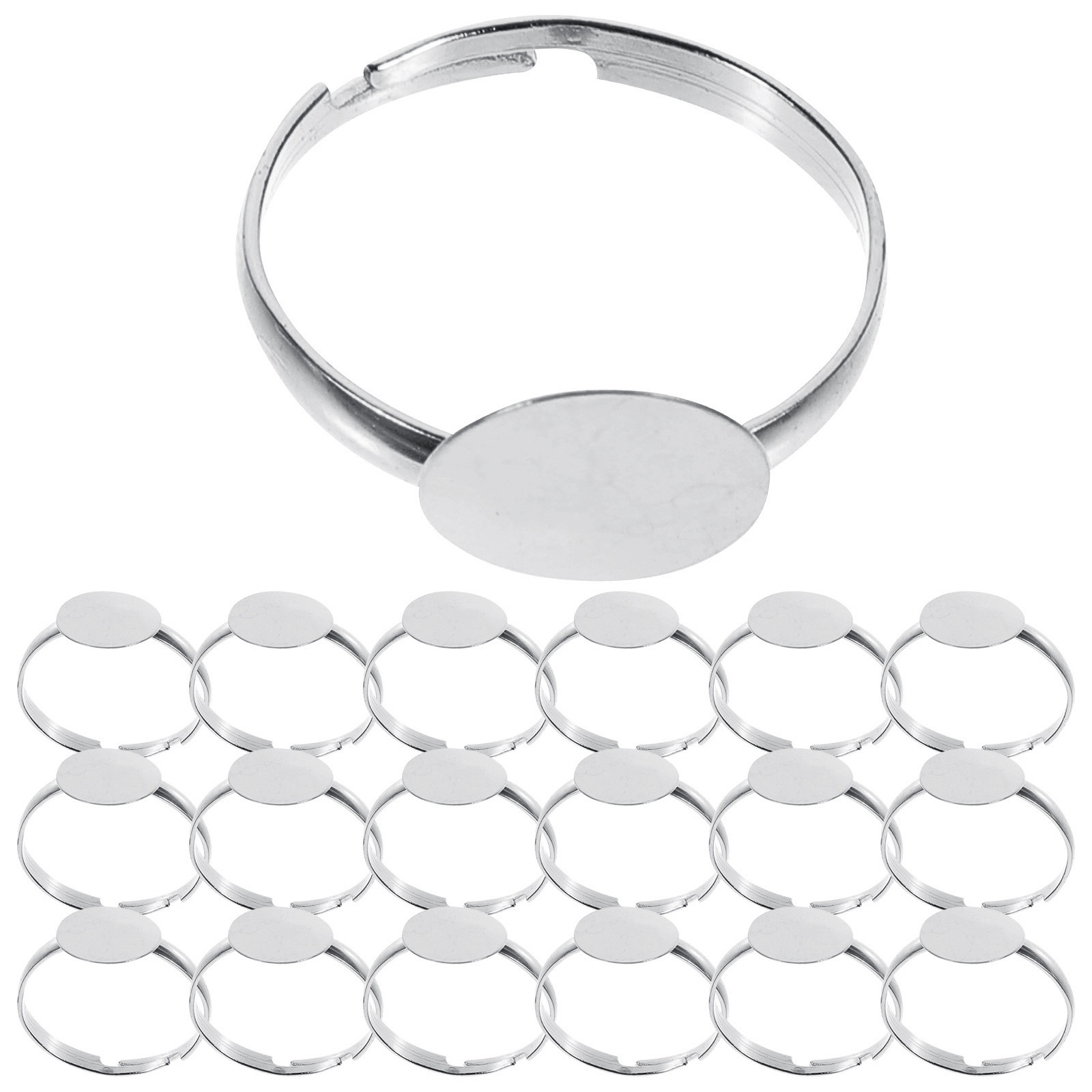 Embellishment Crafts - 100 stuks lege ringen van een