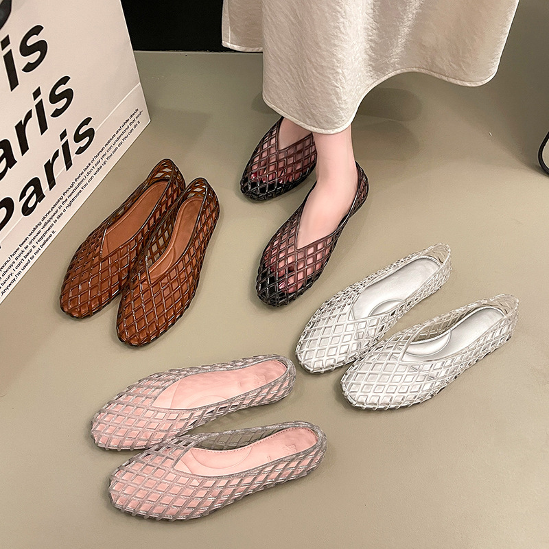 omens zomer platte jelly sanda - Crystal Mesh Fabric recensie en prijs