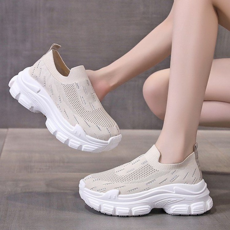 Vrouwen Platform Dikke Zool Sp - Crystal Mesh Fabric recensie en prijs