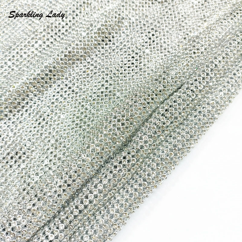 3MM Mode Metaal Strass Stoffen - Crystal Mesh Fabric recensie en prijs