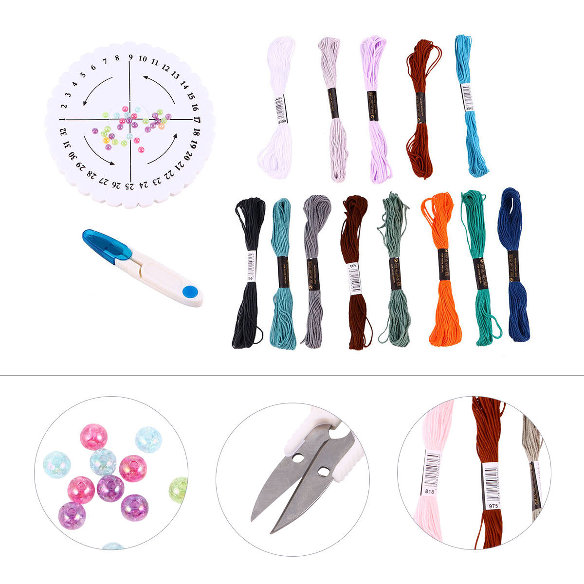 Vriendschapsarmbanden maakset: - Embroidery Craft recensie en prijs