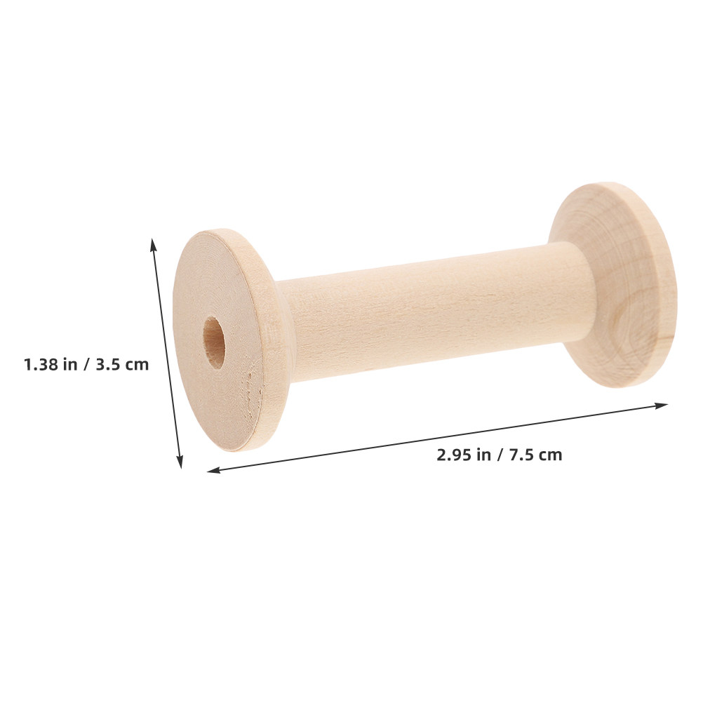 4-delige set houten spoelen, h - Embroidery Craft recensie en prijs