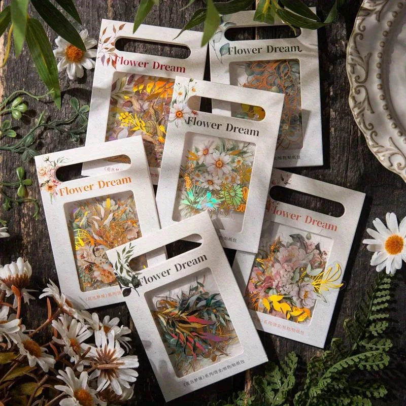Vintage botanische stickerflak - Embellishments For Scrapbooking recensie en prijs