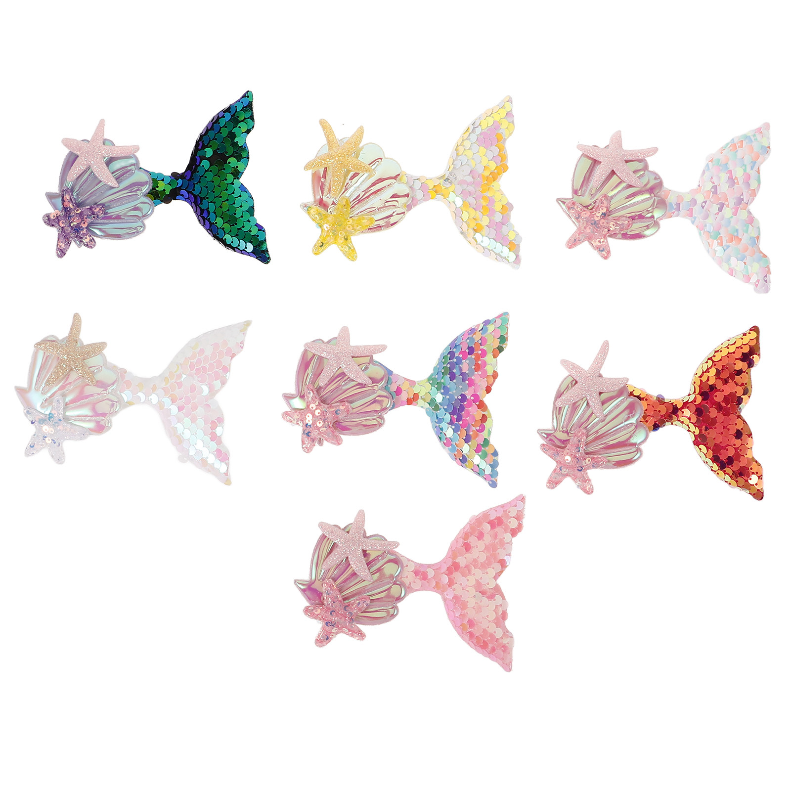 7 stuks zeemeerminstofpatches  - Embellishment Crafts recensie en prijs