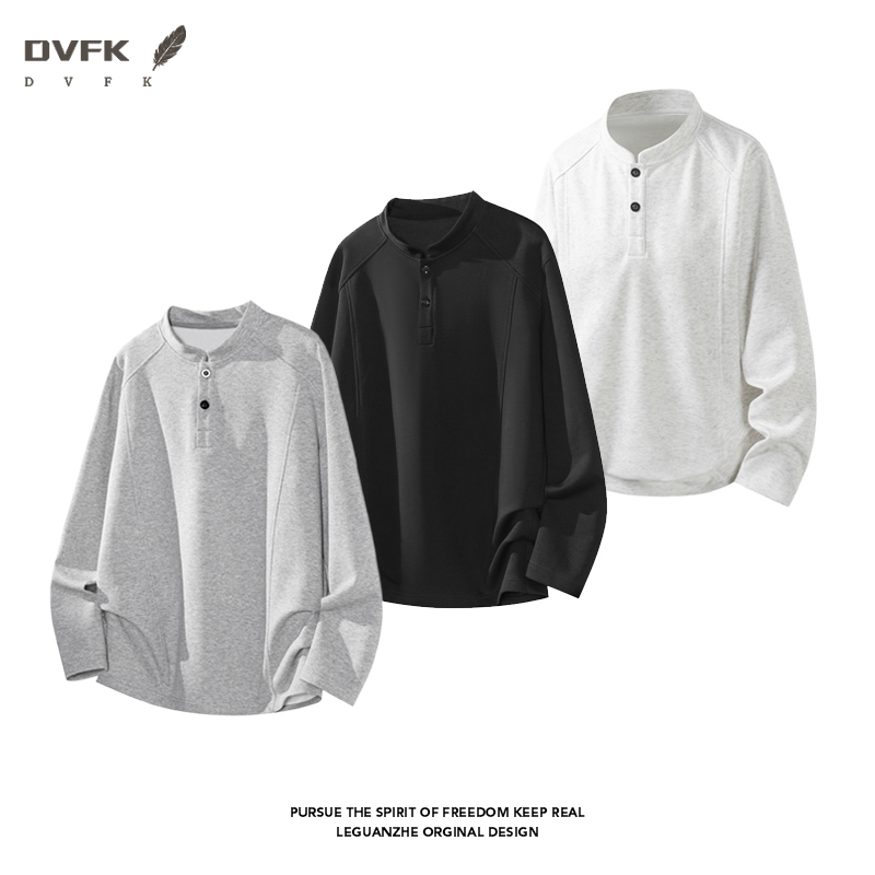 Heren Henley-shirt met raglanm - Embellish Knit recensie en prijs