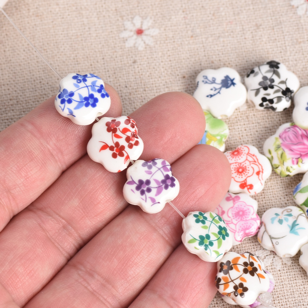 10 stuks 15 mm bloemvormpatron - Embellishment Crafts recensie en prijs