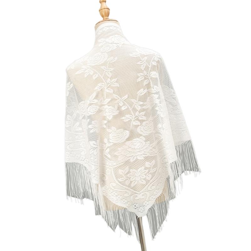 652F Stijlvolle kanten sjaal m - Tassel Fringe Trim recensie en prijs