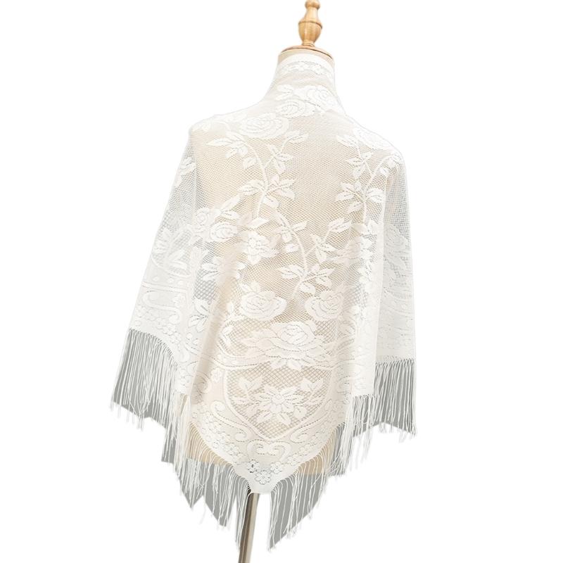 652F Stijlvolle kanten sjaal m - Tassel Fringe Trim recensie en prijs