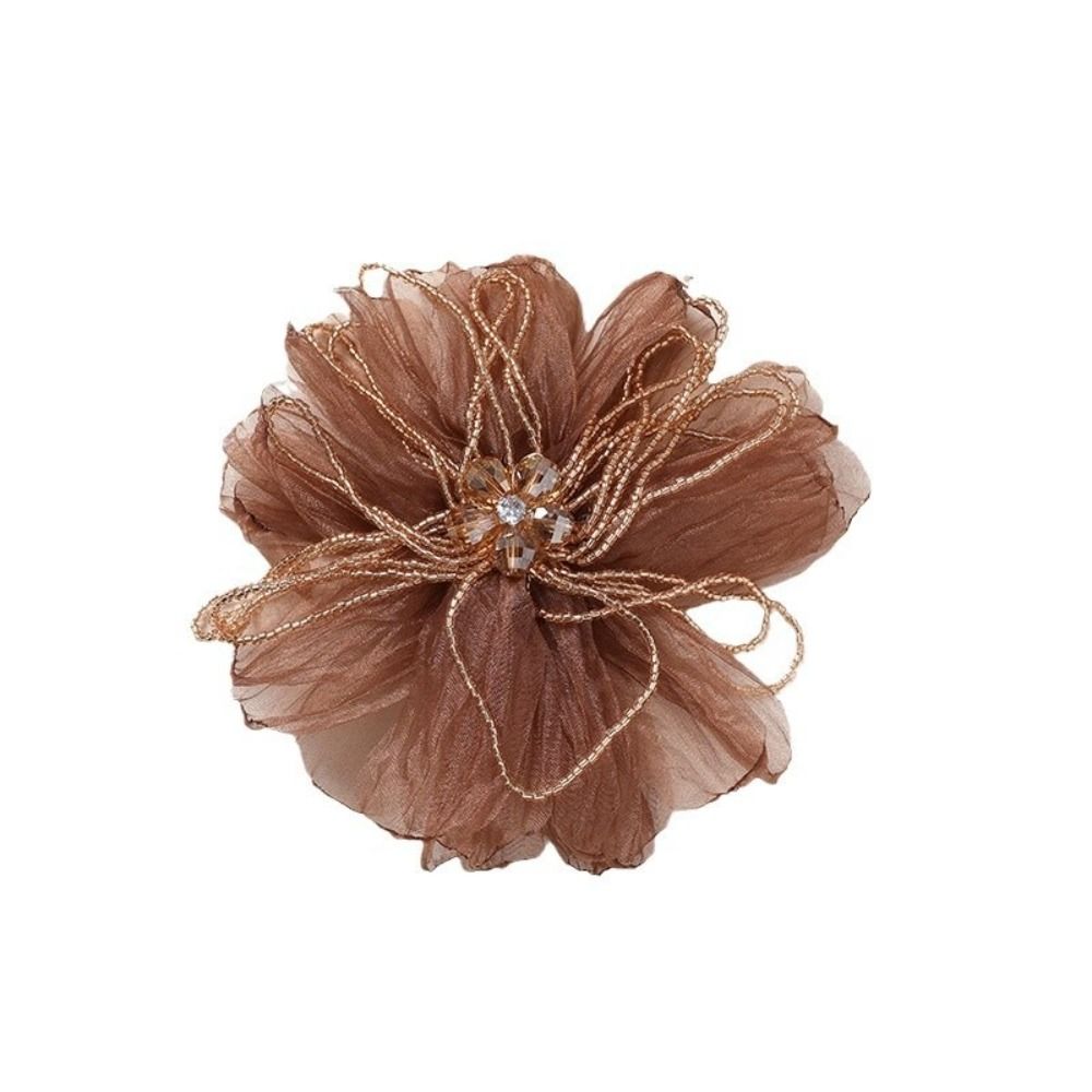 Organza Bloemenpatch met krale - Crystal Mesh Fabric recensie en prijs
