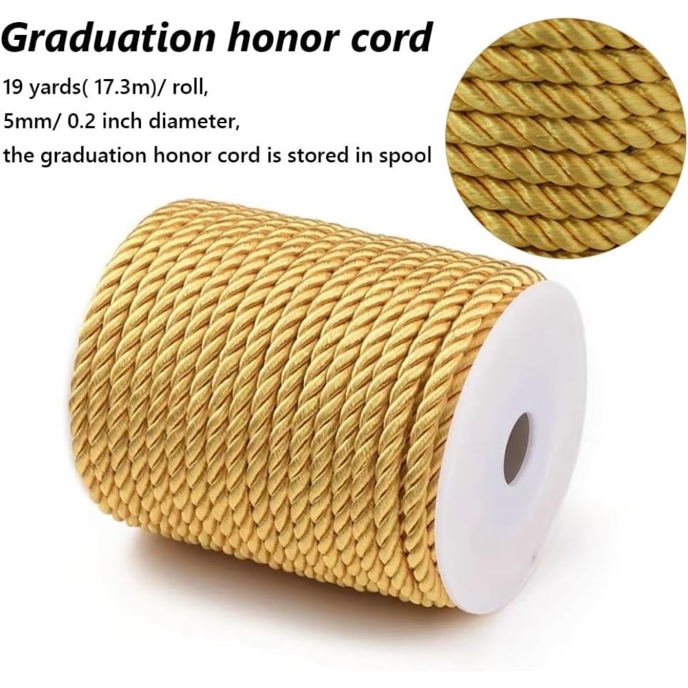 18 meter 5mm gouden decoratief - Cord Trim Twisted recensie en prijs