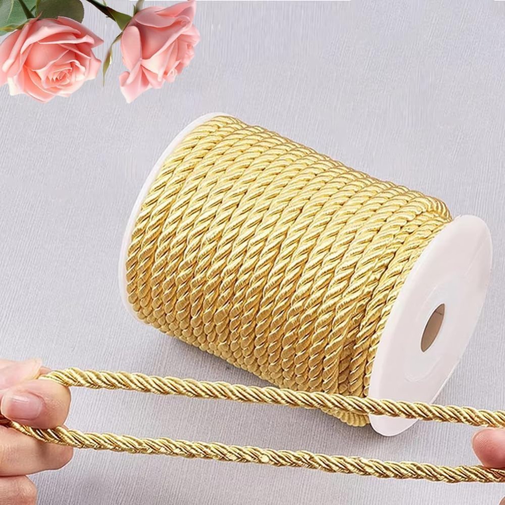 18 meter 5mm gouden decoratief - Cord Trim Twisted recensie en prijs