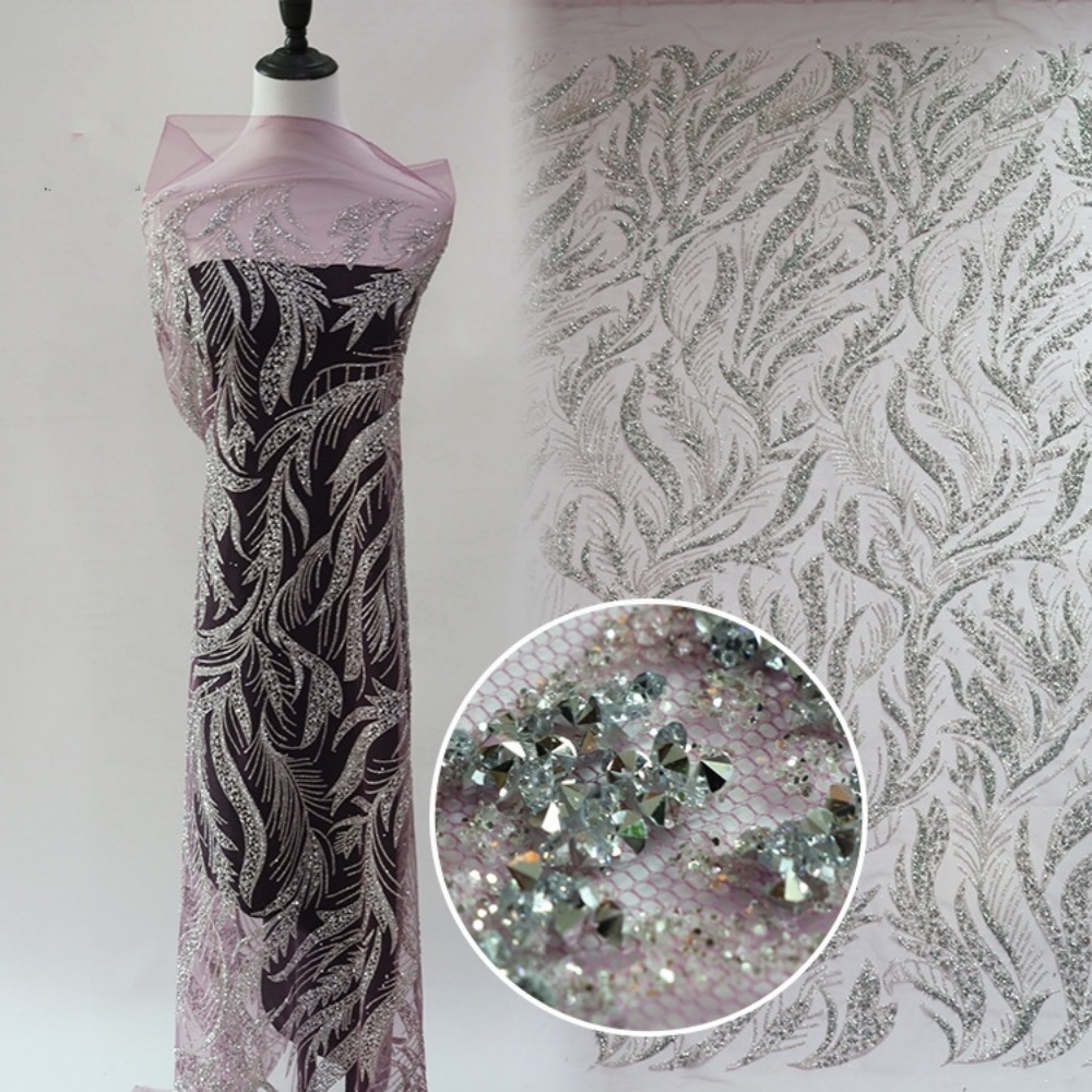 10 Hot Stamping Poederpatroon  - Crystal Mesh Fabric recensie en prijs