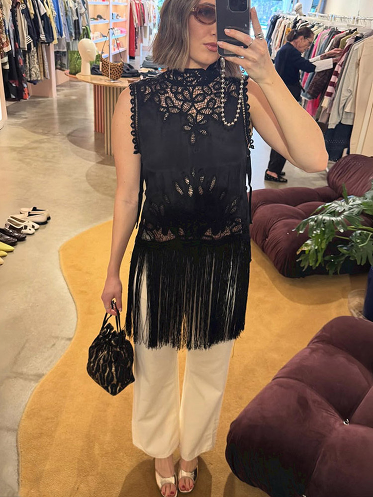 Franse stijl knooploze, uitgeh - Tassel Fringe Trim recensie en prijs